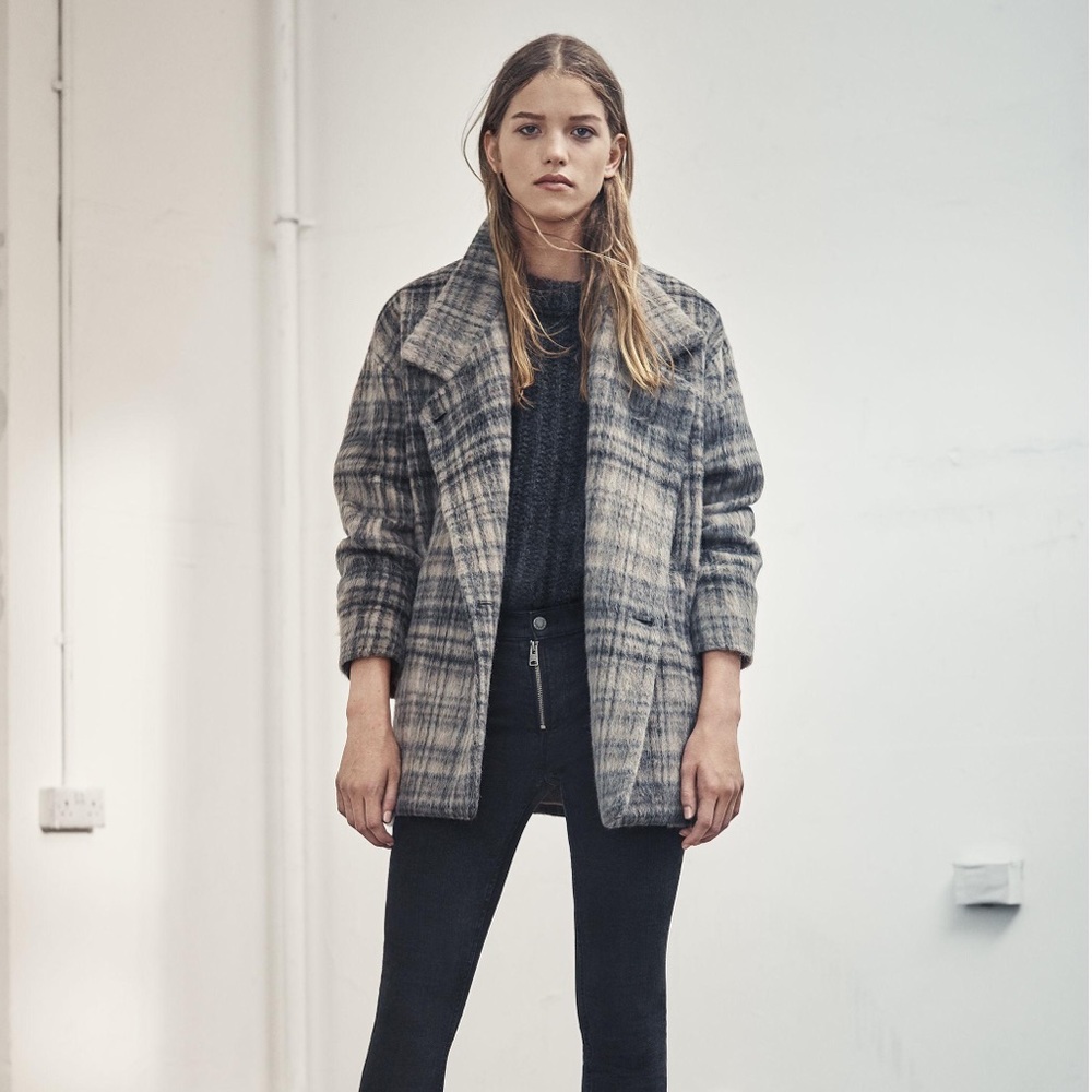 ALLSAINTS Check Meade Coat!